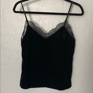 Abercrombie & Fitch Black Velvet Cami